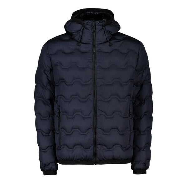 Piumino Uomo corto con motivo ondulato laserata Blu Colmar- Francavilla Moda